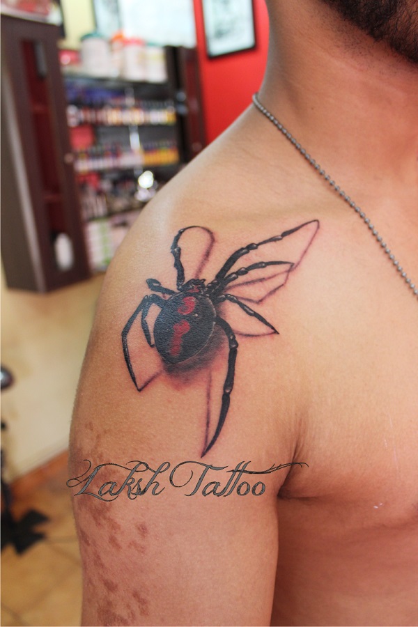 Spider tattoo by Mahesh Ogania one Best Art Work by mahesh,