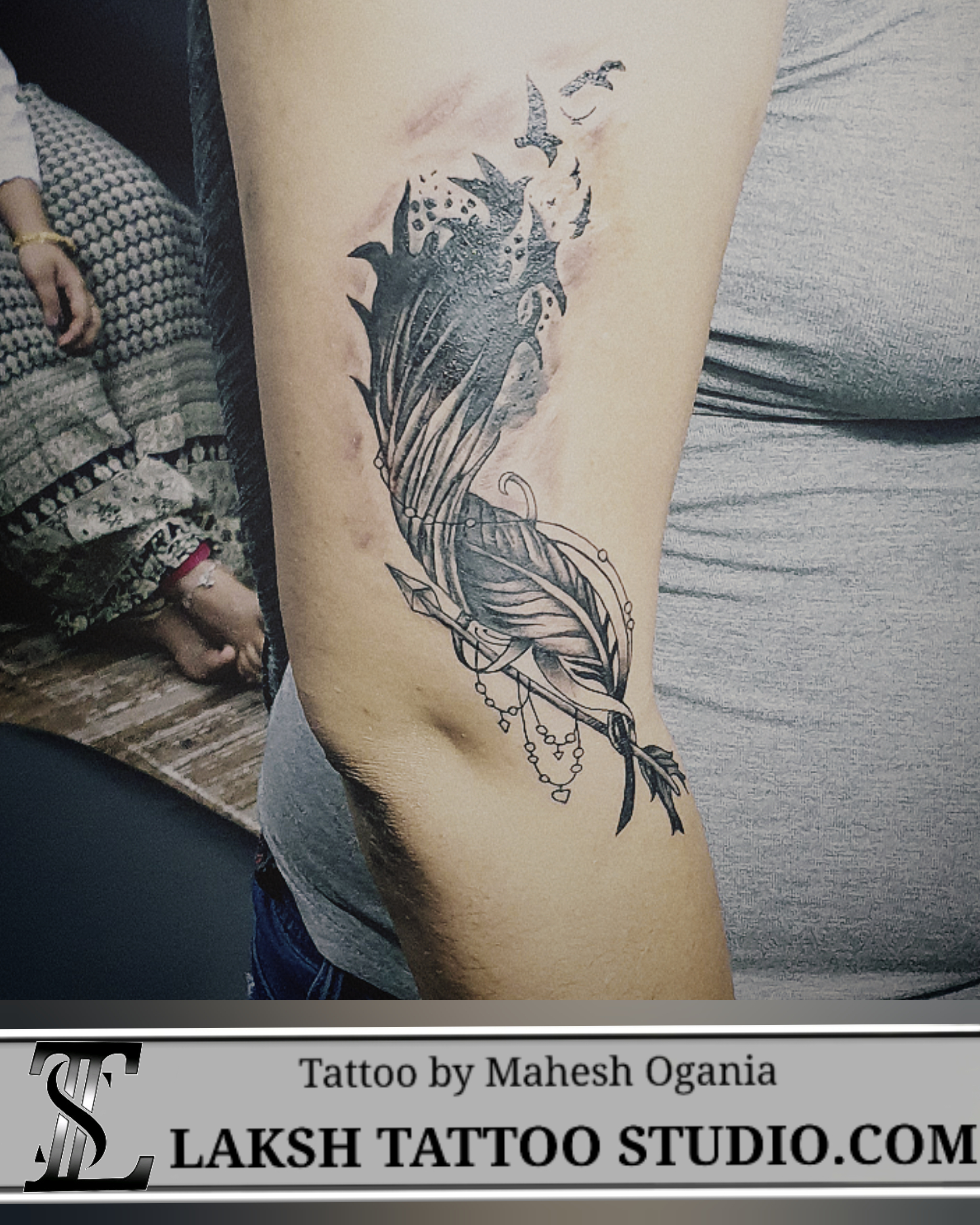 On Progress [Rudraksh Tattoo] Tattoo Done by Mahesh Amin at Mehz Tattoo  Studio. Mumbai. India | Tattoo work, Cool tattoos, Tattoos